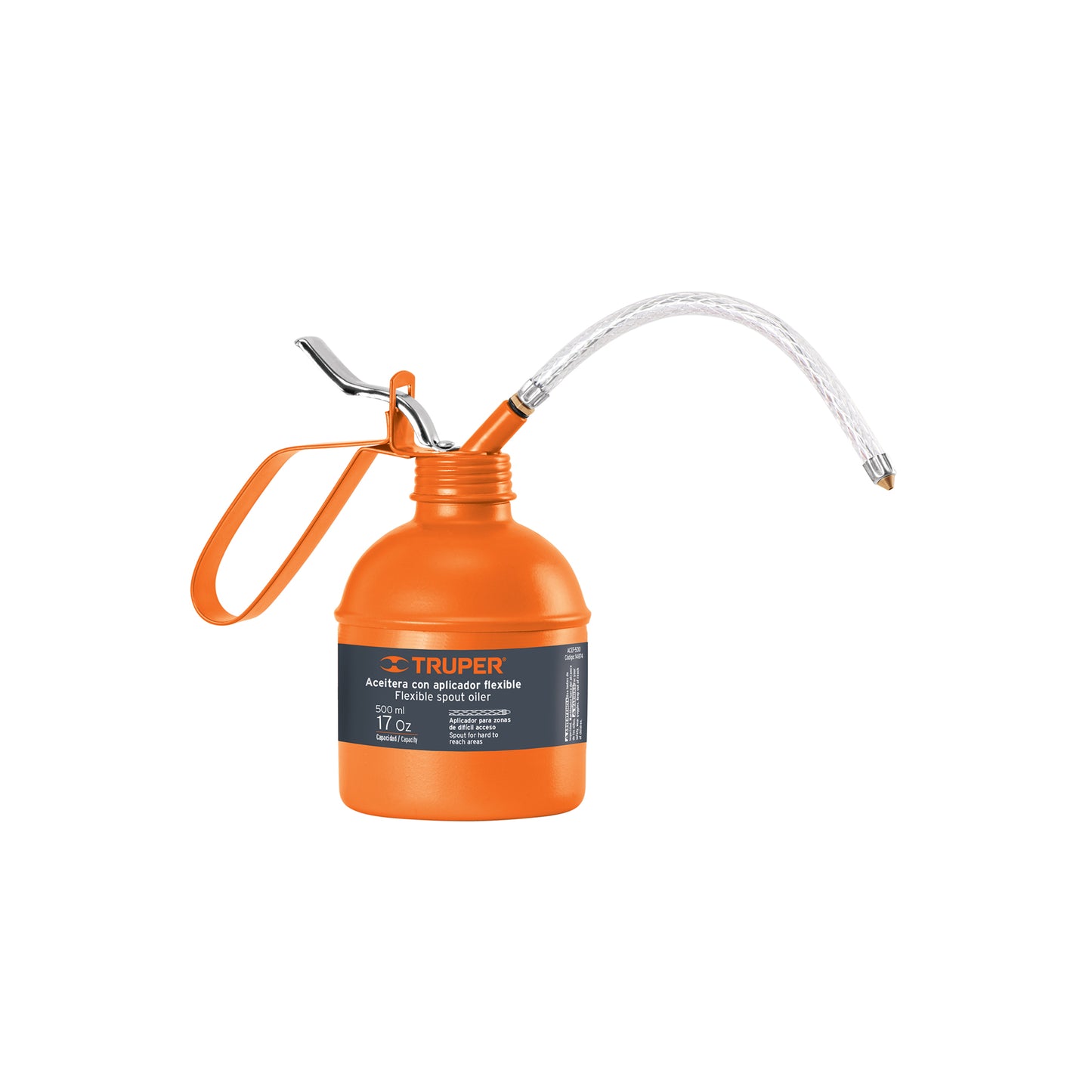 Aceitera Truper 500 ml con Aplicador Flexible – 14874