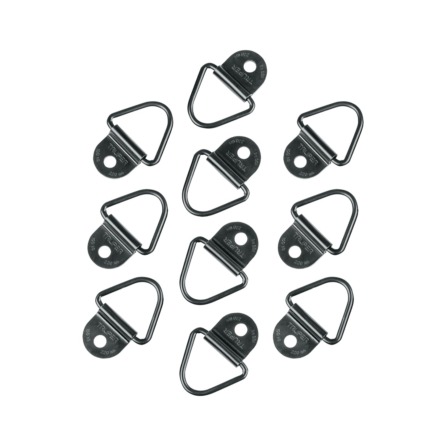 Anclajes para Redes de Carga Truper – Paquete con 10 pzas – 103697