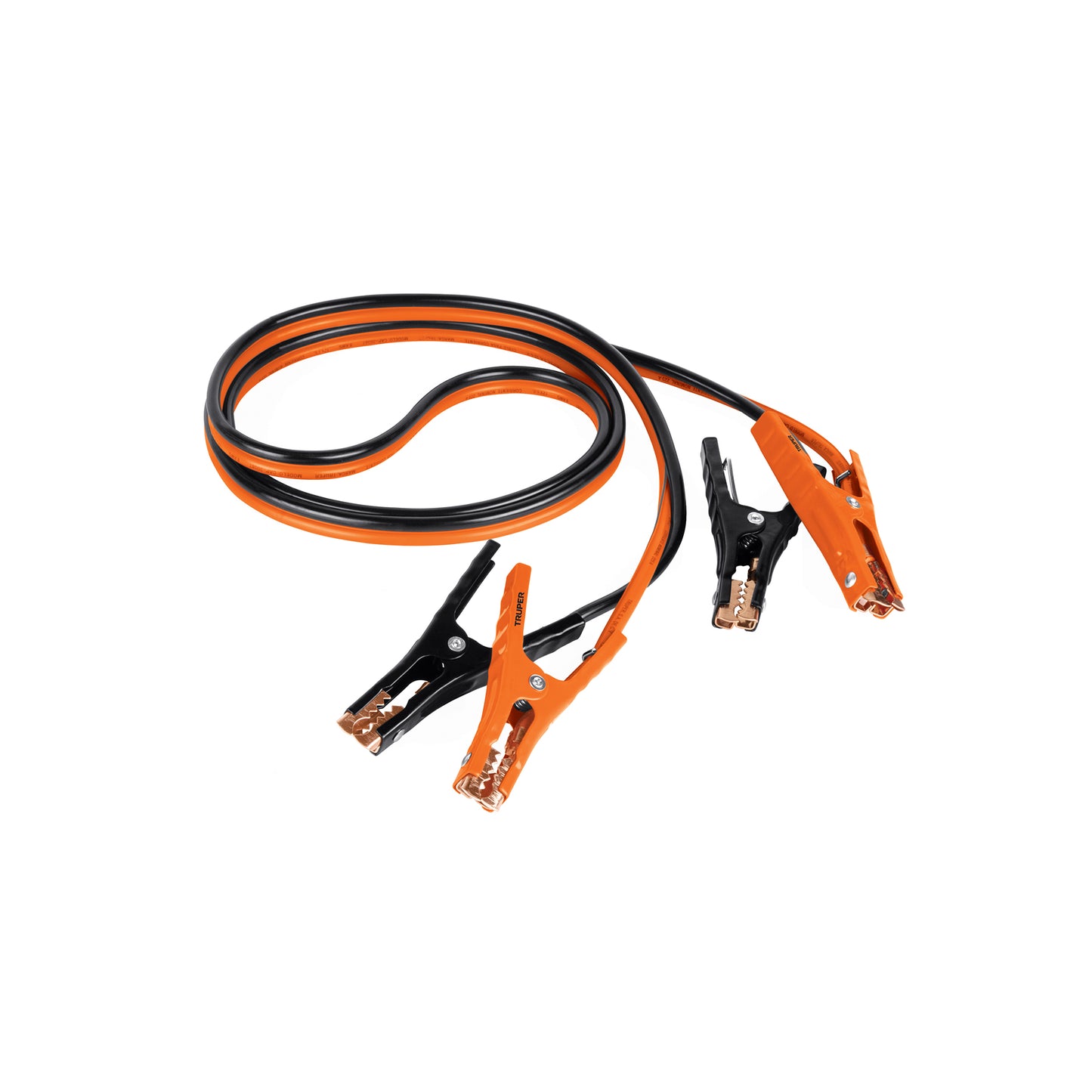 Cables Pasa Corriente Truper 3 m 225 A 8 AWG con Pinzas Tipo Tiburón – 17543