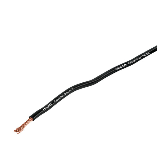 Carrete de Cable Primario Truper Negro Cal. 12 – 3.5 m – 101115