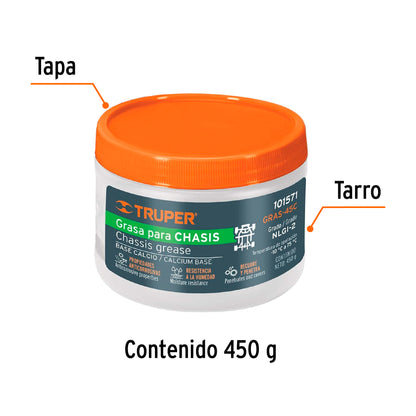 Grasa para Baleros Truper 450 g Cartucho – 101574