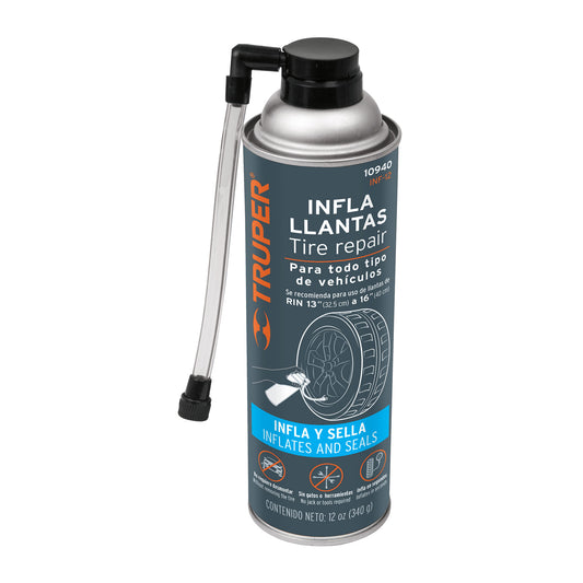 Inflallantas Truper 12 oz (340 g) – 10940