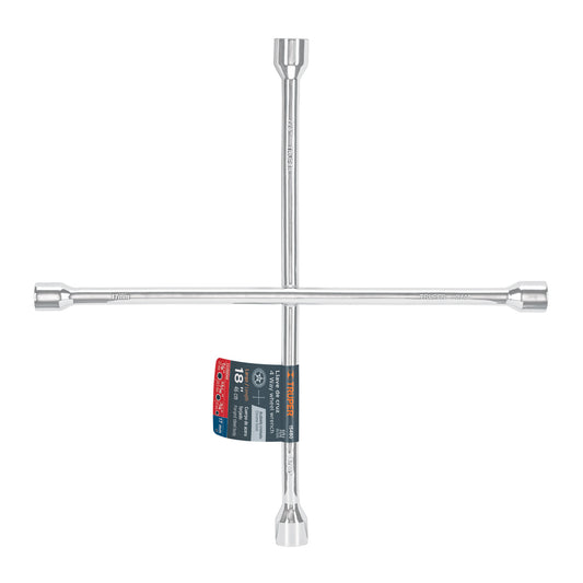 Llave de Cruz Truper 18" Pulida y Cromada – 15480