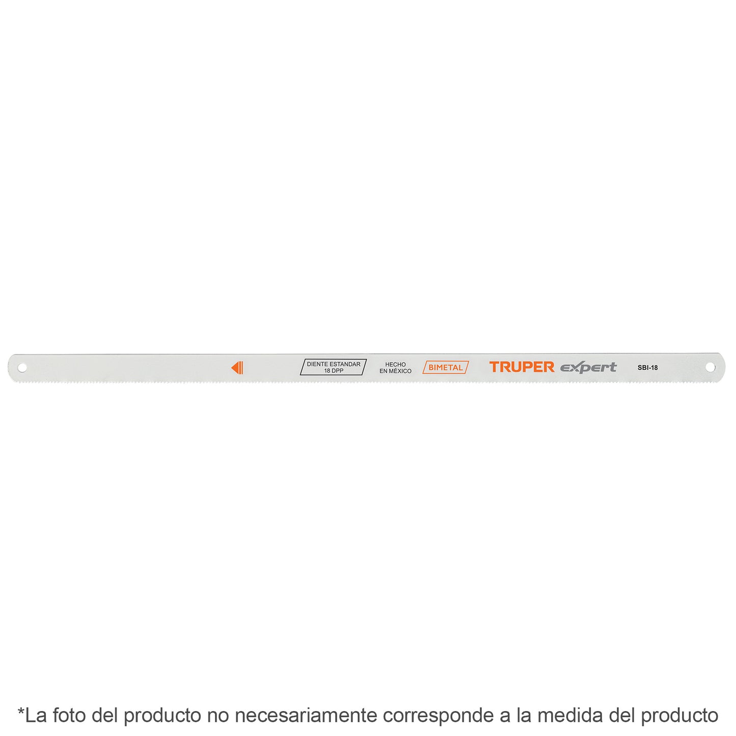 Seguetas Bimetálicas Truper Expert 12" 18 DPP – Blíster con 2 Piezas – 19699
