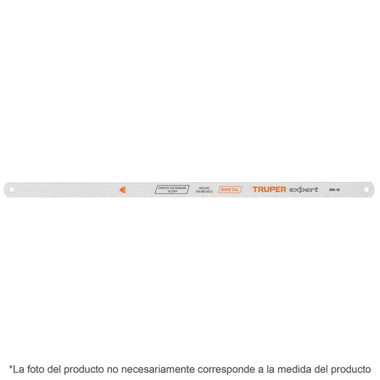 Seguetas Bimetálicas Truper Expert 12" 18 DPP – Blíster con 2 Piezas – 19699