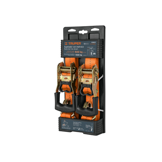 Juego de 2 Sujetadores con Matraca Truper 1,500 kg – 101831